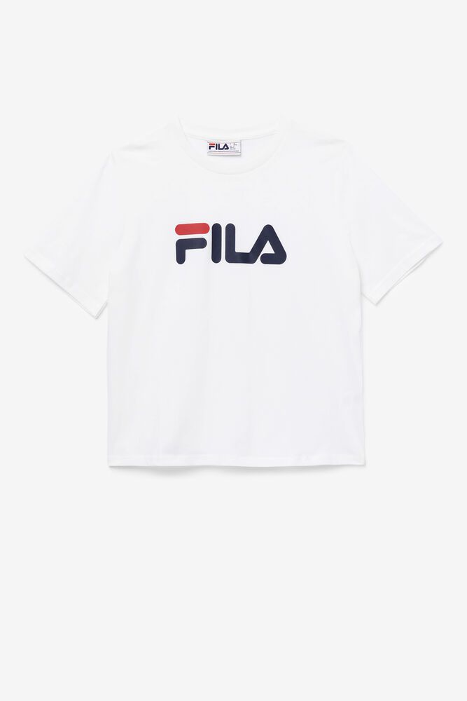 Fila T-Shirt Womens White Miss Eagle - Ireland 29071-ZPEX